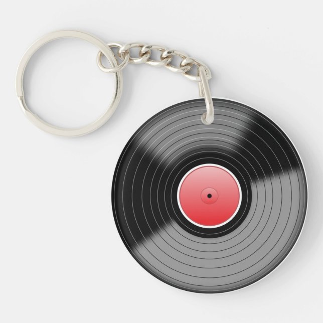 Vinyl Record Keychain (Front)