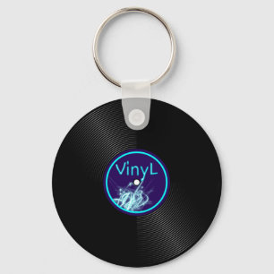 Vinyl Record LP Album 33 Key Ring