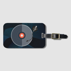 Vinyl Record Luggage Tag