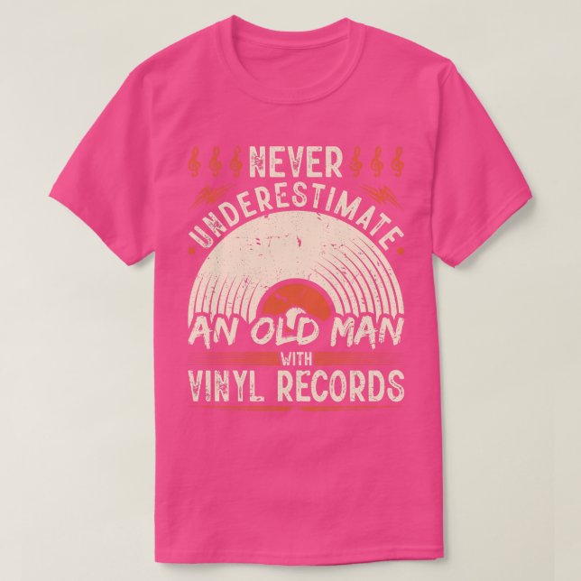 Vinyl Record Men Vinyl T-Shirt (Design Front)