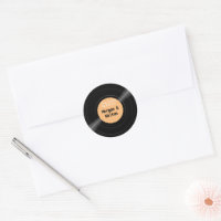 Vinyl Record Monogram Classic Label