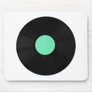 Vinyl record mouse pad