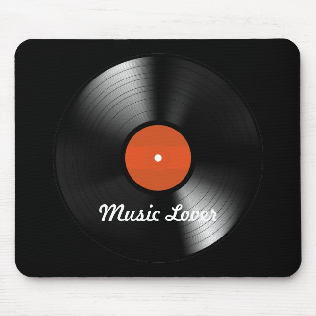 Vinyl Record Mouse Pad (Front)