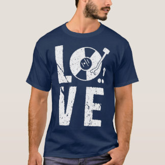 Vinyl Record Music EDM Retro T-Shirt