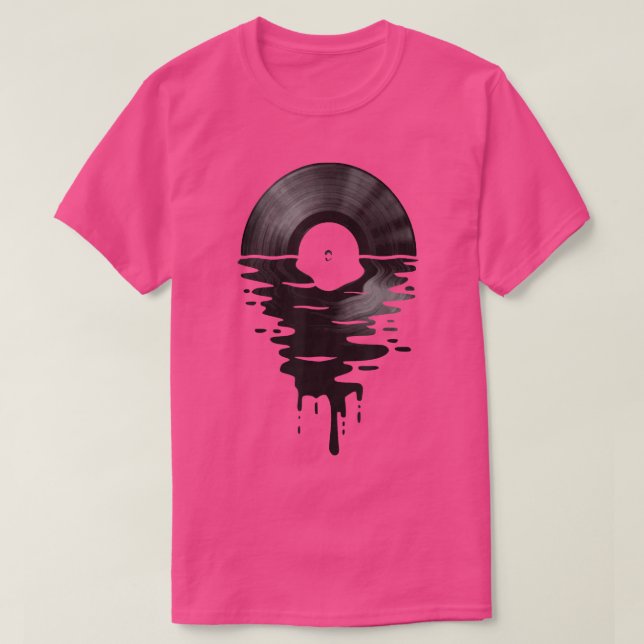Vinyl Record Music Lp Classic 80s Sunset 3278 T-Shirt (Design Front)