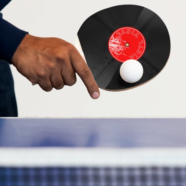 Vinyl Record Ping Pong Paddle (Insitu)