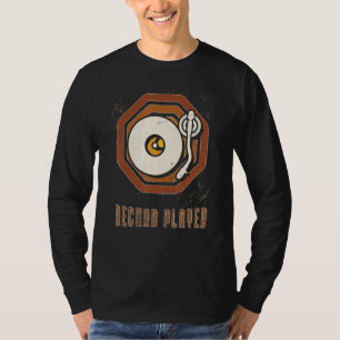 Vinyl Record Player Vintage Retro Classic Love T-Shirt