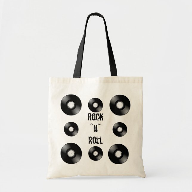 Vinyl Record Tote Bag (Front)