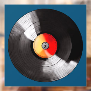 Vinyl Record Window Cling