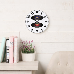 Vinyl Records Clock