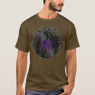 Vinyl Records Collection Retro Vintage LP Album T-Shirt