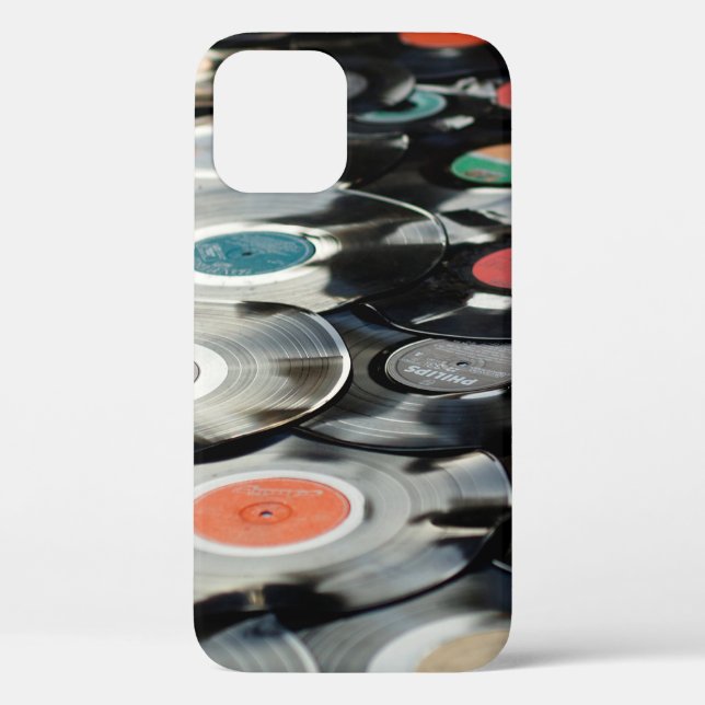 Vinyl retro plastic old black Case-Mate iPhone case (Back)