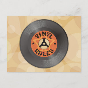 Vinyl Rules Postcard