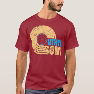 Vinyl Soul Old School DJ Turntables LP Vinyl T-Shirt