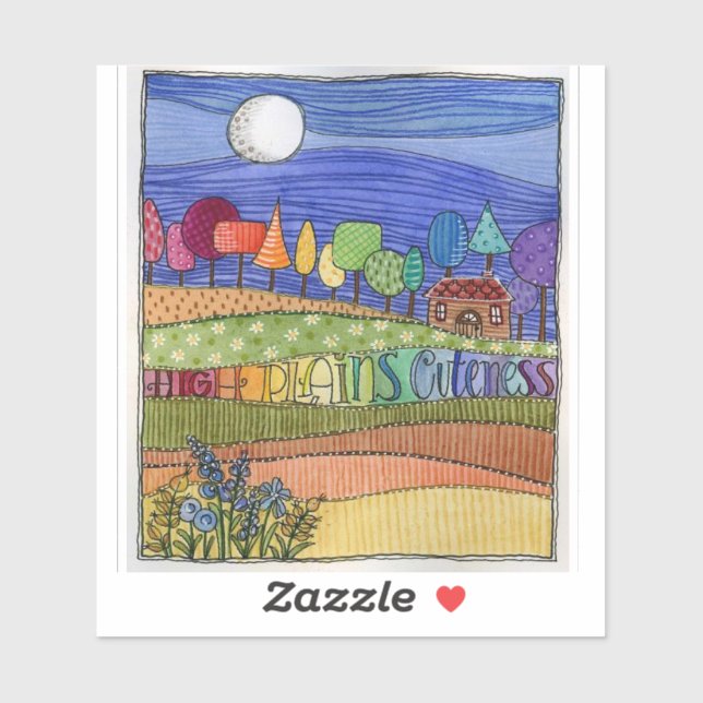 Vinyl Sticker Landscape (Sheet)