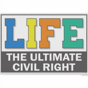 Vinyl sticker with a bold design.