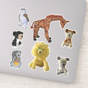 Vinyl Stickers - Animal Dolls