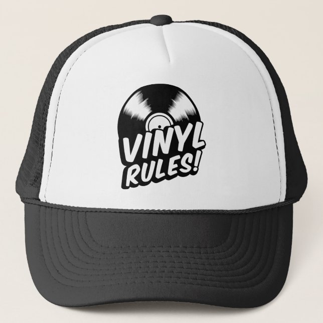 vinyl trucker hat (Front)