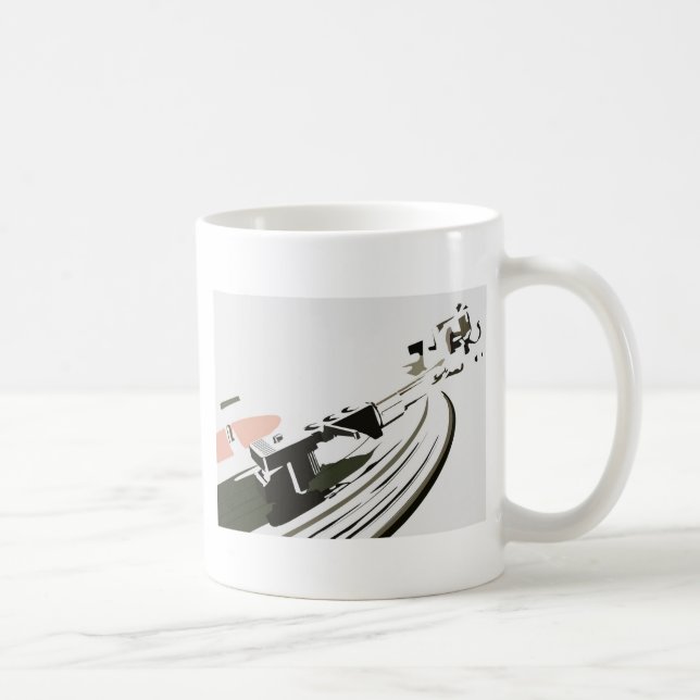 Vinyl Turntable Coffee Mug (Right)