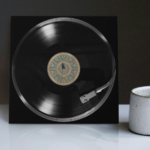 Vinyl Vintage Retro Record Design Tile