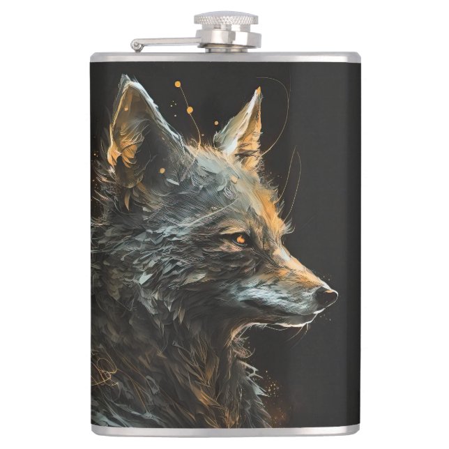 Vinyl Wrapped Flask (Front)
