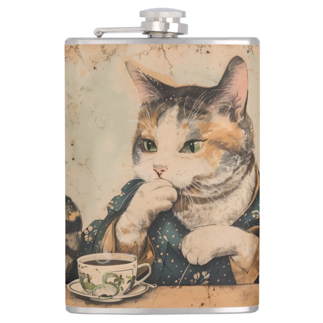 Vinyl Wrapped Flask (Front)