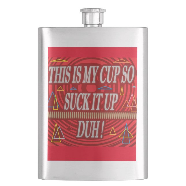 Vinyl Wrapped Flask (Front)
