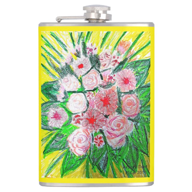 Vinyl Wrapped Flask (Front)