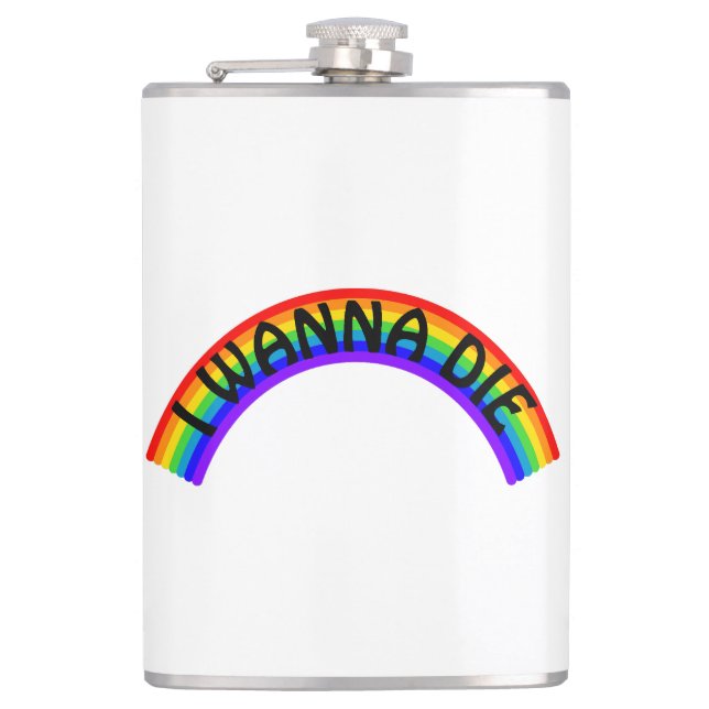 Vinyl Wrapped Flask (Front)