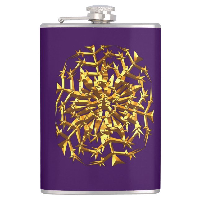 Vinyl Wrapped Flask (Front)