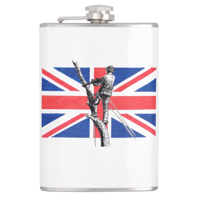 Vinyl Wrapped Flask (Front)