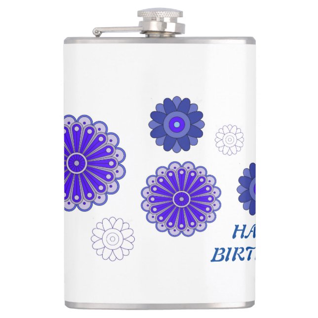 Vinyl Wrapped Flask (Front)