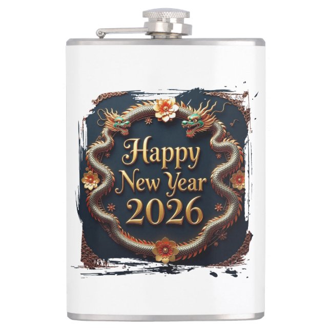 Vinyl Wrapped Flask (Front)