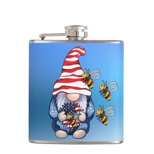 Vinyl Wrapped Flask, 6 oz. Flask (Front)
