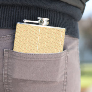 Vinyl Wrapped Flask   8 oz Stylish Gift