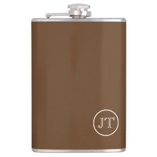 Vinyl Wrapped Flask-Custom Monogram Hip Flask