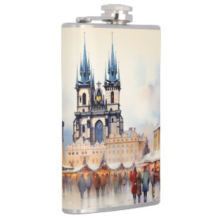 Vinyl Wrapped Flask Prague