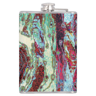 Vinyl Wrapped Flask – Strata Pulse