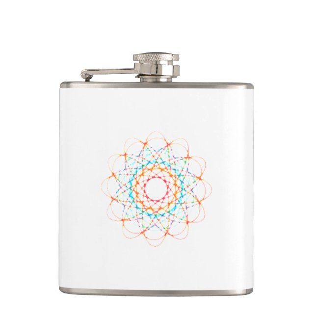Vinyl Wrapped Flask style design (Front)