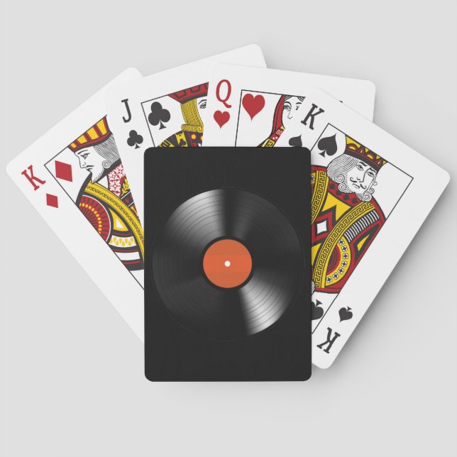 Vinyle Record Playing Cards (Back)