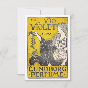 Vio-Violet Fine Art Thank You Card