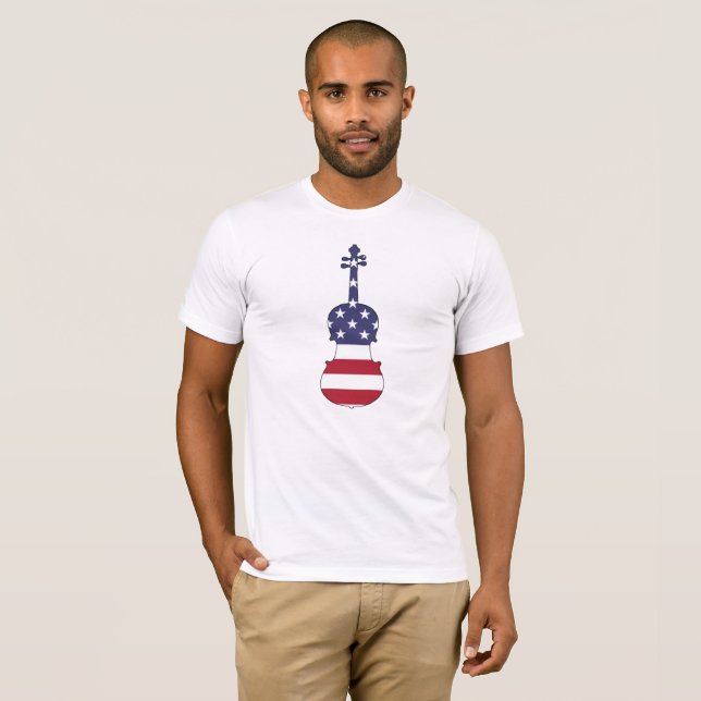 Viola "American Flag" T-Shirt (Front Full)