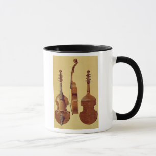 Viola d'Amore, 18th century, from 'Musical Instrum Mug