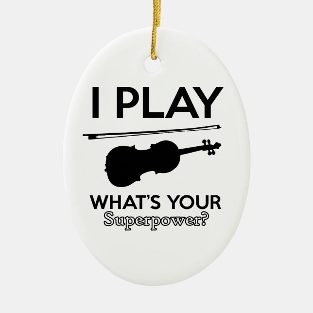 viola designs ceramic tree decoration (Front)