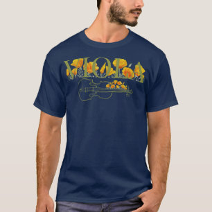 Viola Floral Violist Player Gift T-Shirt