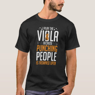 Viola Instrument Music Notes Player Lesson Beginne T-Shirt