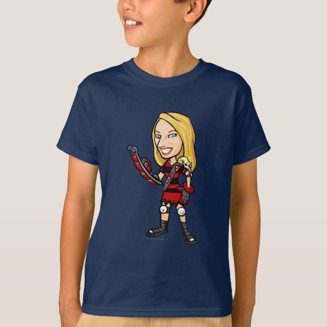 Viola Krawk Island Staff Player T-Shirt (Front)