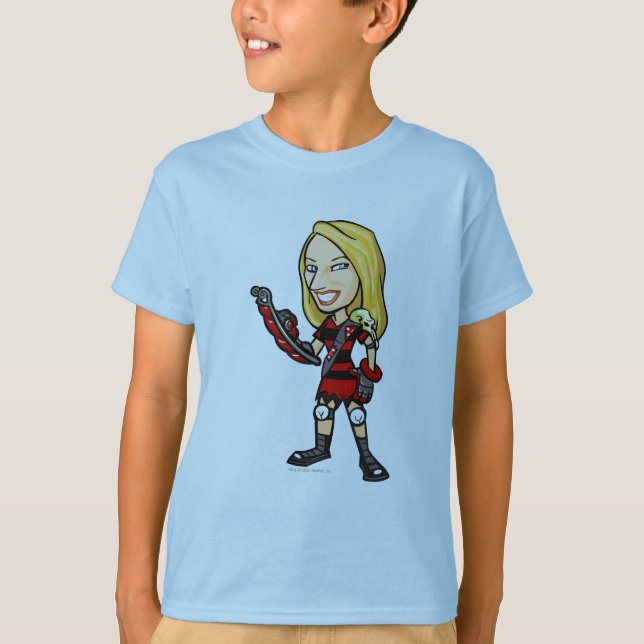 Viola Krawk Island Staff Player T-Shirt (Front)