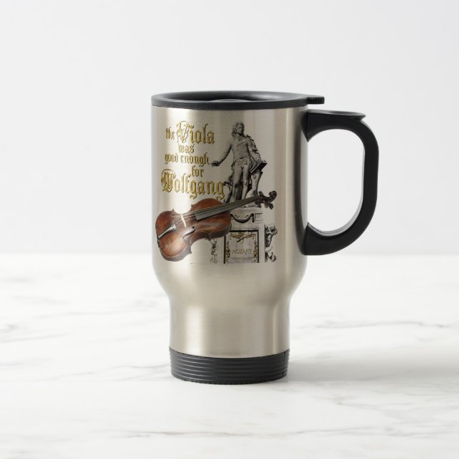 Viola & Mozart Travel Mug (Right)