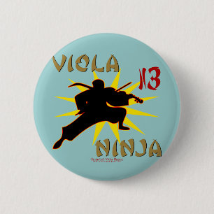 Viola Ninja 6 Cm Round Badge